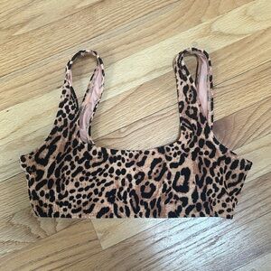Billabong Leopard Bikini Top